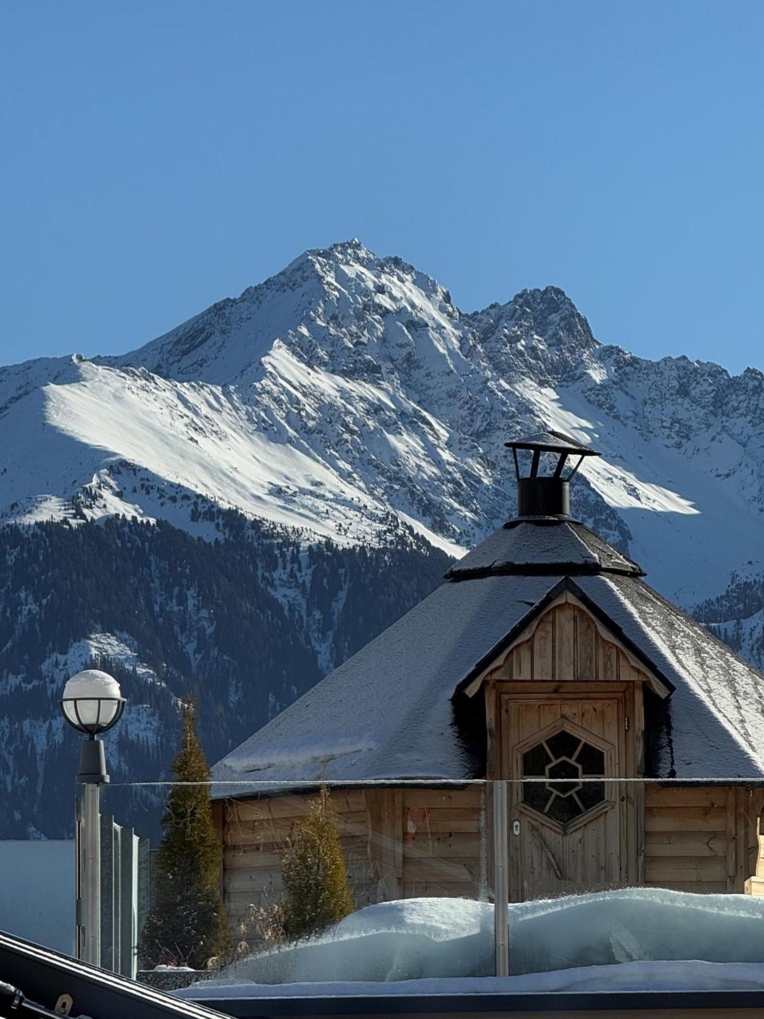 Hotel Garni Alpenjuwel Serfaus Eksteriør billede